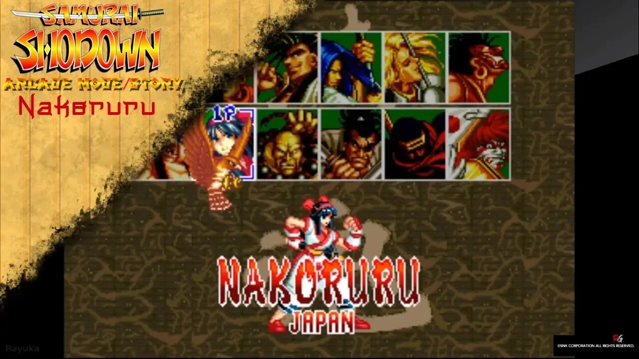 Samurai Shodown - Arcade Mode/Story - Nakoruru