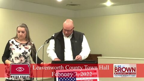Leavenworth County Town Hall with Mike Brown for Secretary of State January 7, 2022