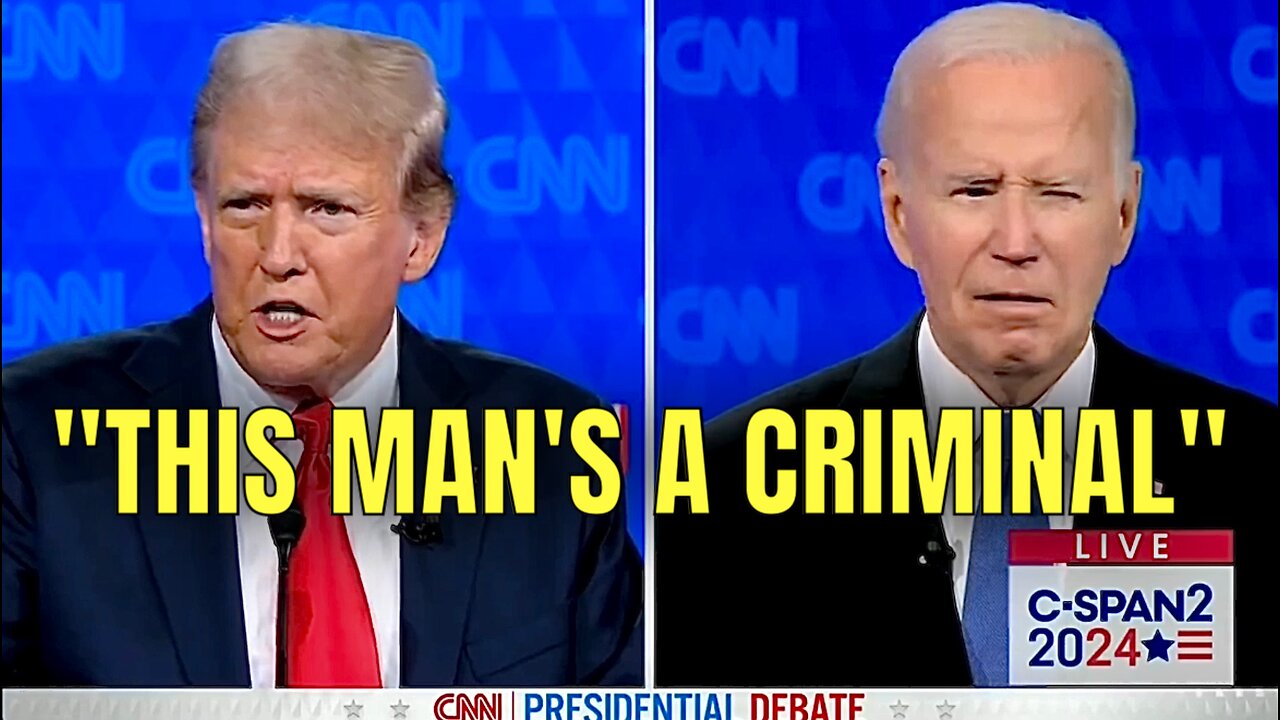 OHHH! Joe Biden gets called a CRIMINAL by Trump during the Debate!