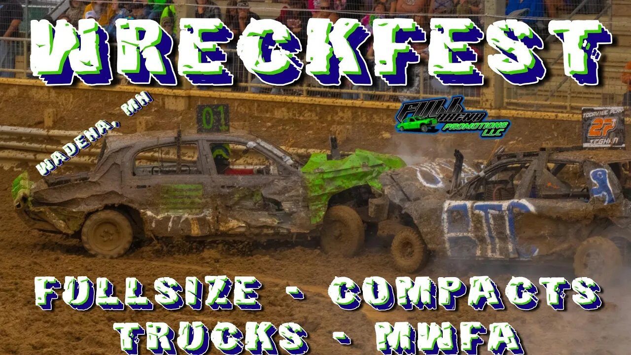 Full Arena - Wreckfest Demolition Derby - Wadena, MN - 06-25-23