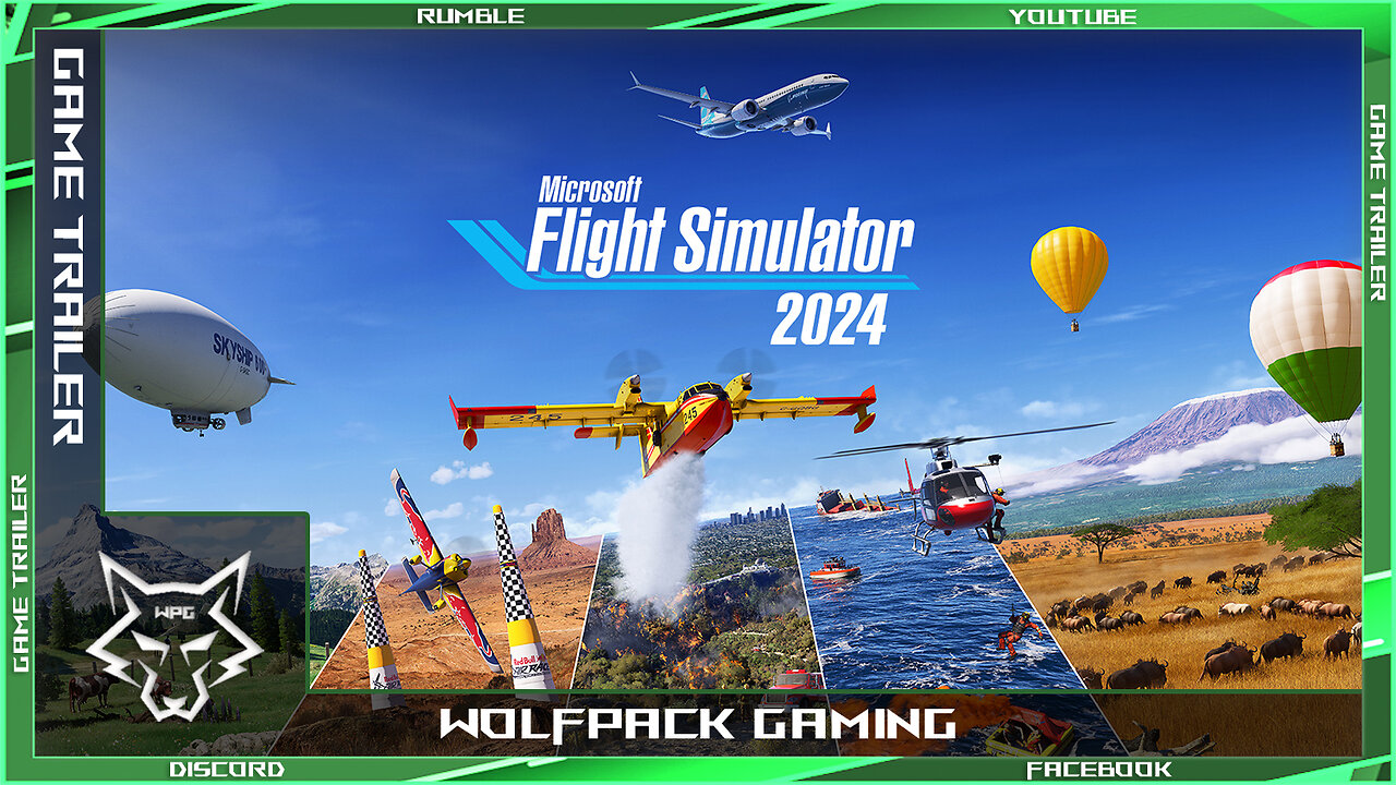 【 Microsoft Flight Simulator 2024 】➞【 Official Announcement Trailer 】➞【 2024 】