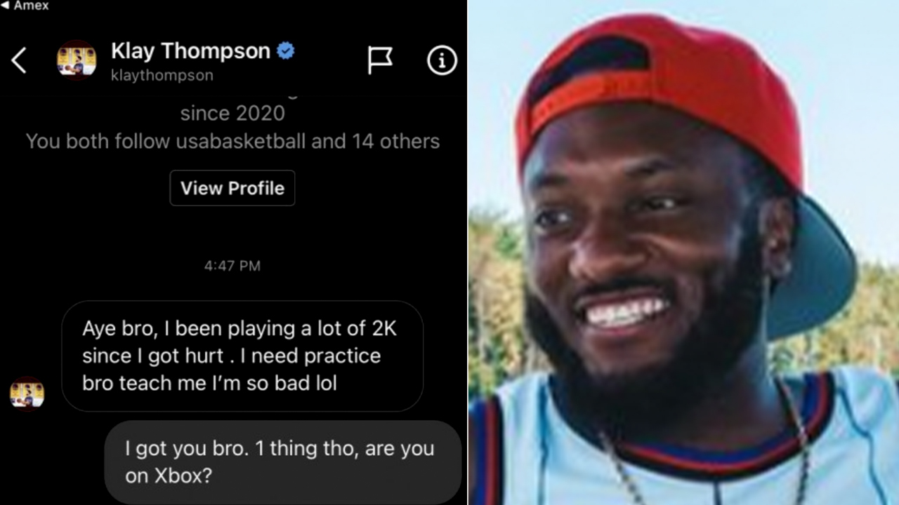 Klay Thompson Slides In Dm To Ask Pro 2K Player KennyGotWork To Help Him Get Better At NBA 2K