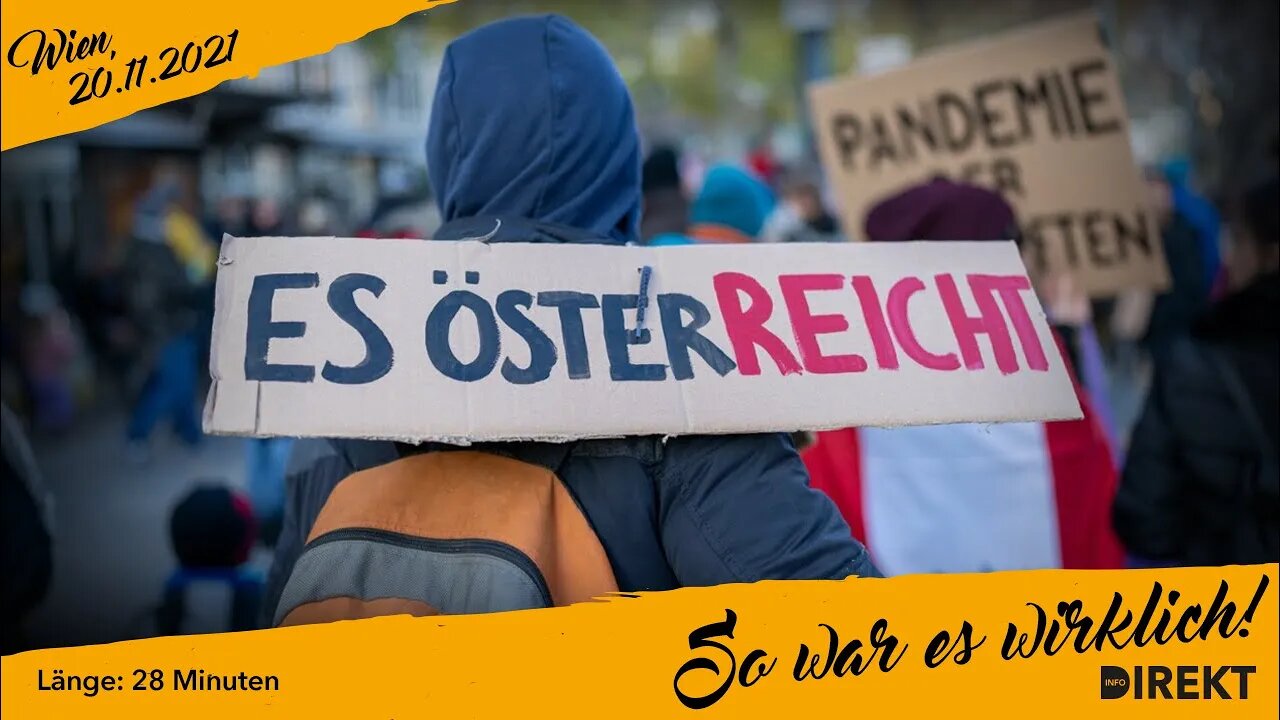 Freiheitsdemo in Wien: So war es wirklich!