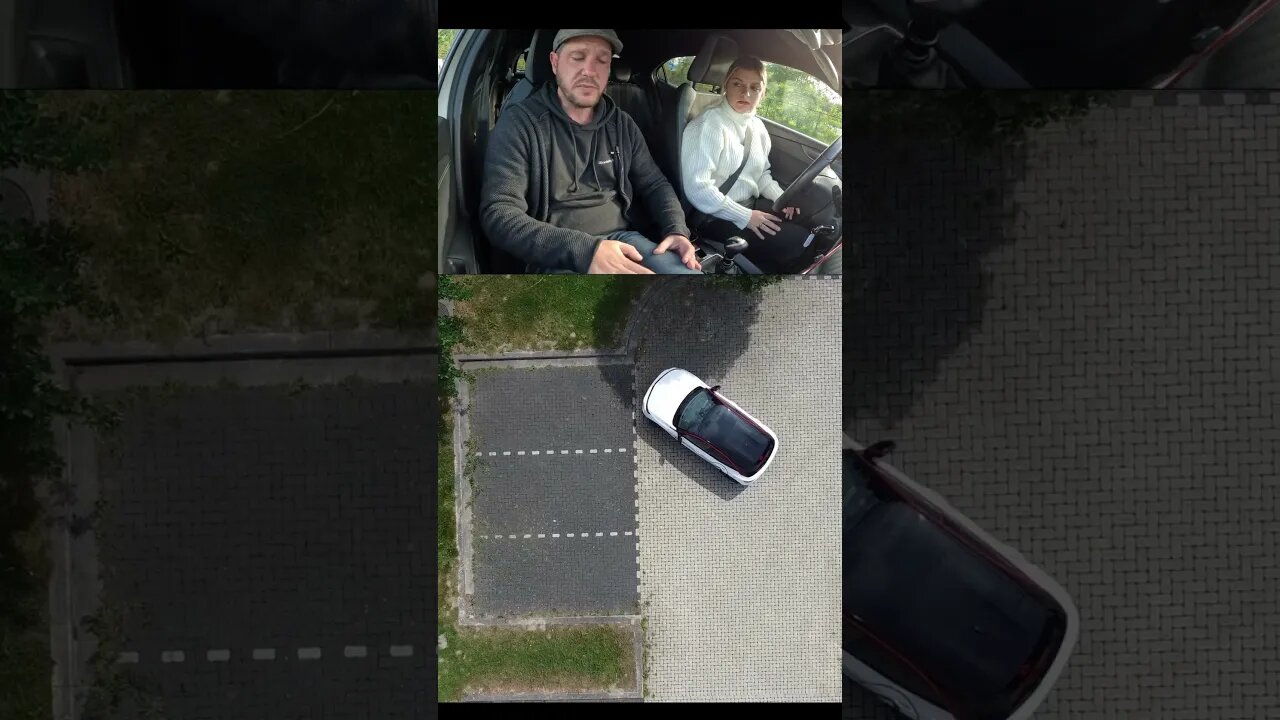 Vakparkeren vooruit#rijschool #parkeren #vakparkeren #ineenvakparkeren #tips #howto #howtopark