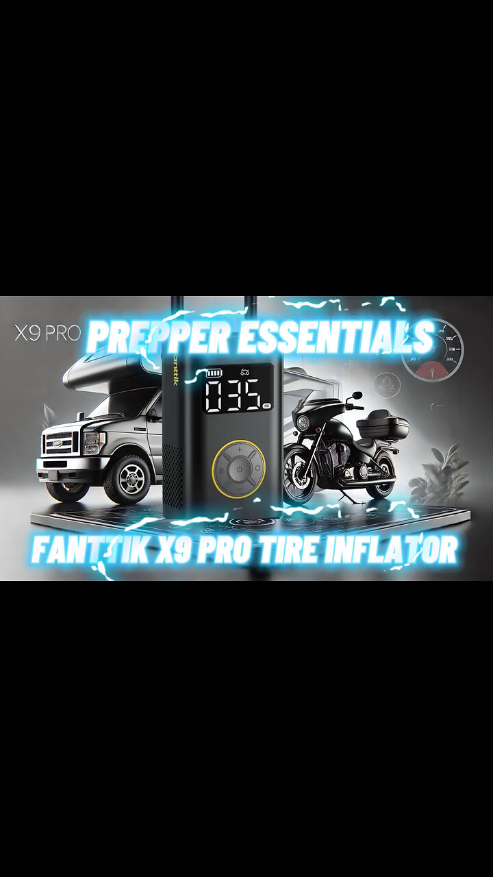 Can the Fanttik X9 Pro Air Up A 111 Pound RV Tire?