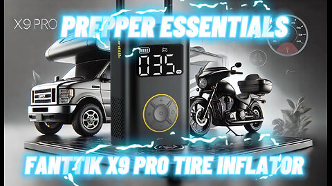 Can the Fanttik X9 Pro Air Up A 111 Pound RV Tire?