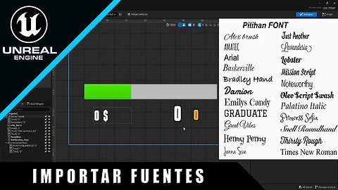 Cómo IMPORTAR FUENTES personalizadas - Unreal Engine 5.2