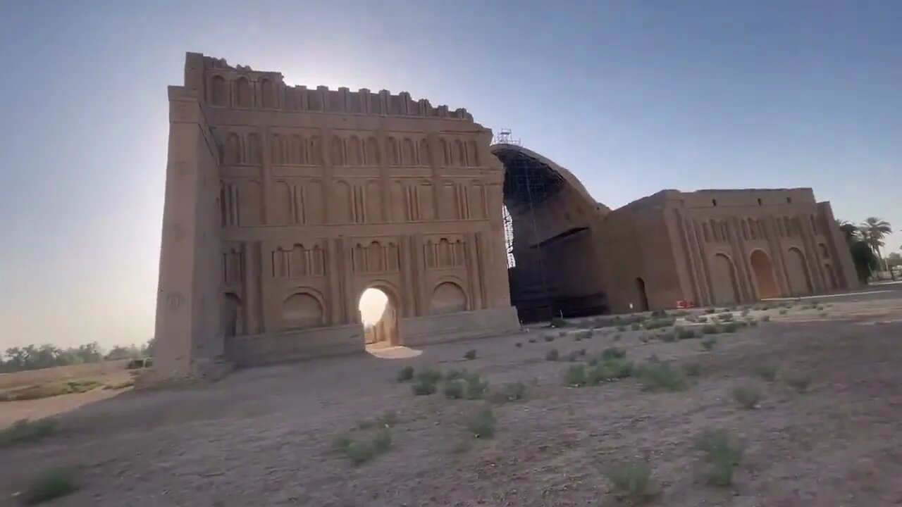 The capital of the last two empires of Mesopotamia, now only one wall remains.