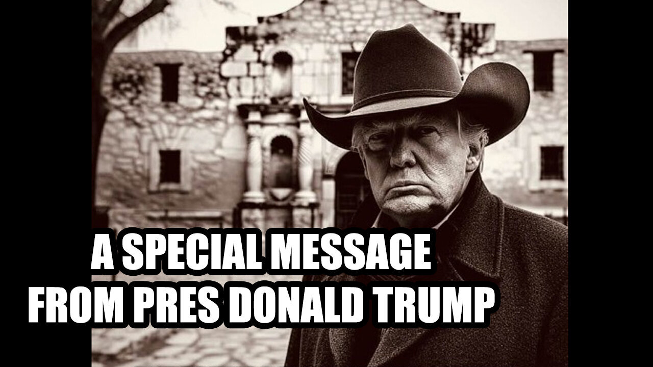 A Special Message from Pres Donald Trump