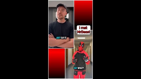 MrBeast Made Me Say It | what did I say #shorts #deadpool #mrbeast