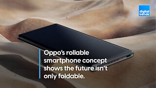 Oppo’s rollable smartphone concept shows the future isn’t only foldable