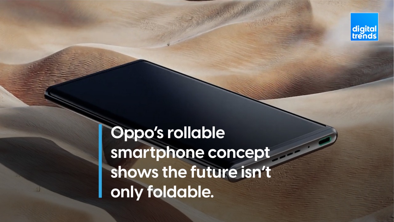 Oppo’s rollable smartphone concept shows the future isn’t only foldable