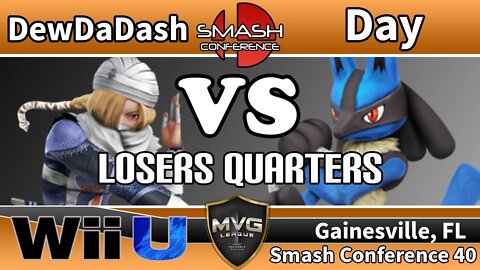 DewDaDash (Sheik) vs. ONI|Day (Lucario) - SSB4 Losers Quarters - Smash Conference 40