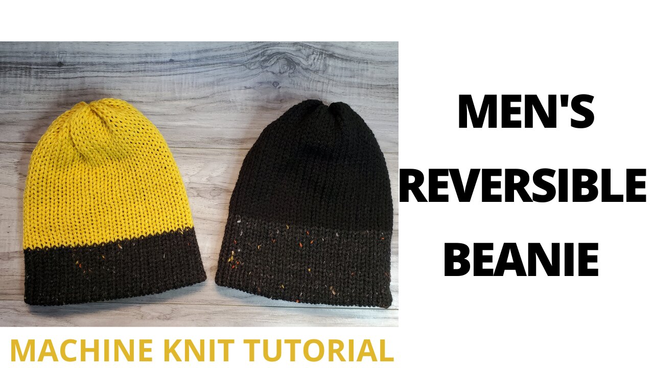 Reversible Beanie | Addi, Sentro Circular Knitting Machine Tutorial