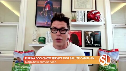 Bobby Bones talks about the Purina Dog Chow Service Dog Salute Campaign