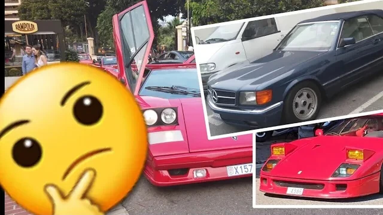 1980s best choice: F40, Countach 25th Anniversary or 500 SEC Convertible? 🤔 [4k 60p]