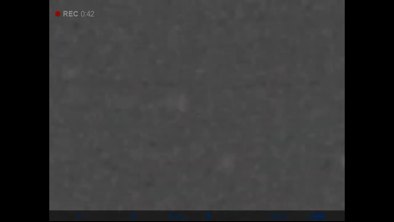 slow erratic flashing object