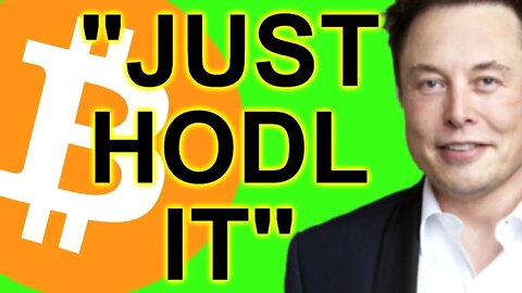 ELON MUSK ON BITCOIN- "JUST HODL IT" ( Why Legacy Financial Systems Are Outdated )...