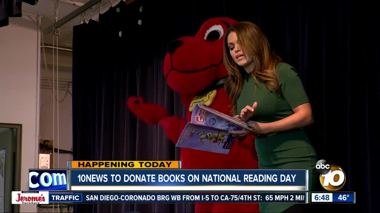 10News donating books to local elementary schools