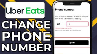 HOW TO CHANGE PHONE NUMBER ON UBER EATS