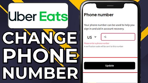 HOW TO CHANGE PHONE NUMBER ON UBER EATS