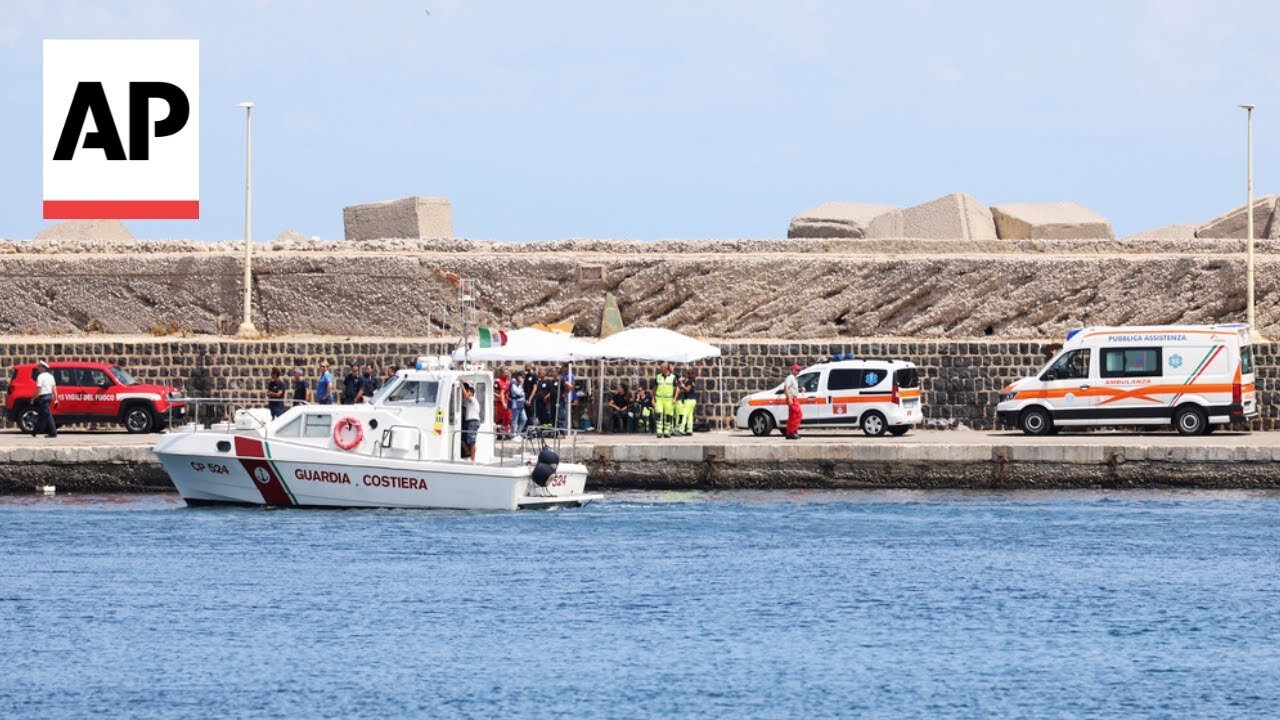 Search continues for British tech magnate and 5 others after luxury superyacht sinks off Sicily