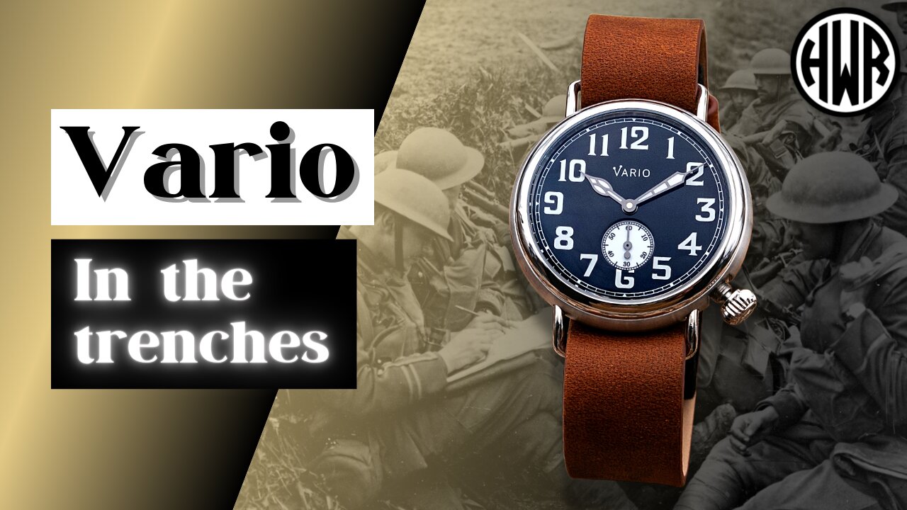 WW1 INSPIRED Vario 1918 Trench Watch Review #HWR