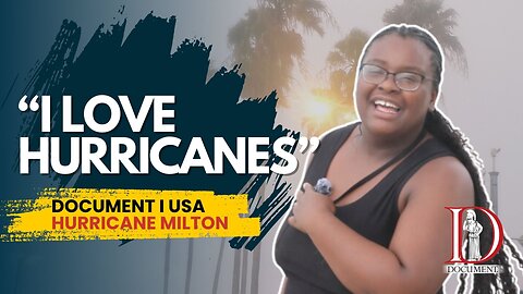 "I love hurricanes", says Florida-woman during Hurricane Milton