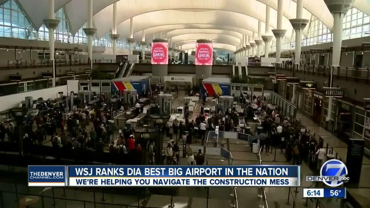 WSJ ranks Denver airport as the best of the U.S.’s biggest airports