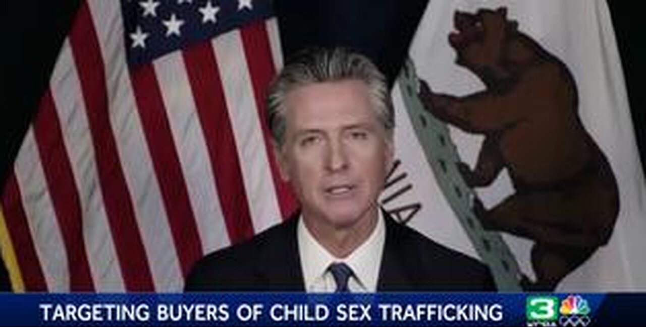 GOV. NEWSOM SIGNALS SUPPORT FOR BILL TARGETING CONSUMERS OF CHILD SEX TRAFFICKING INDUSTRY.