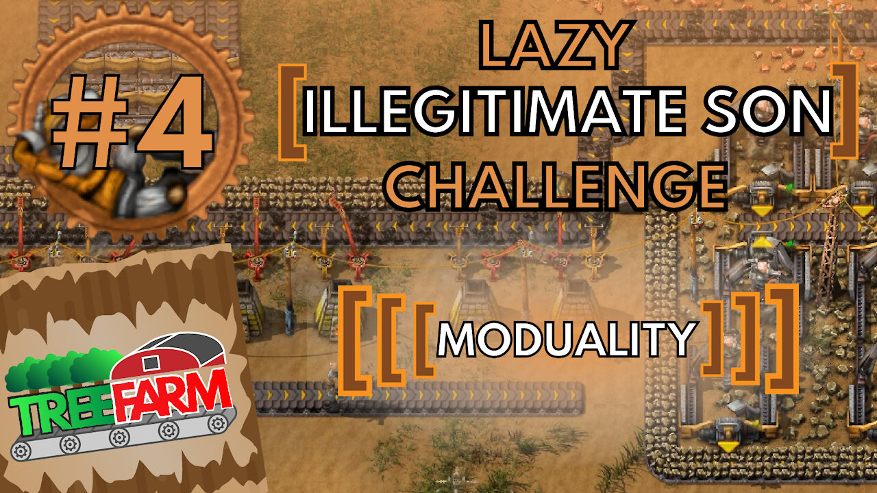 Moduality - Factorio Lazy [illegitimate son] Achievement challenge #4