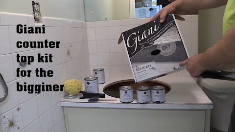 DIY Giani Slate counter top kit