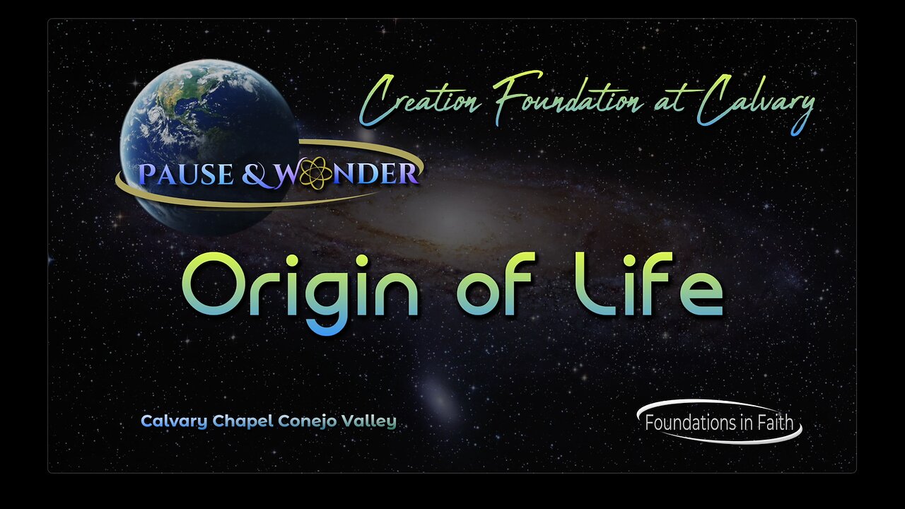 Study 2 - Pause & Wonder "Origin of Life"