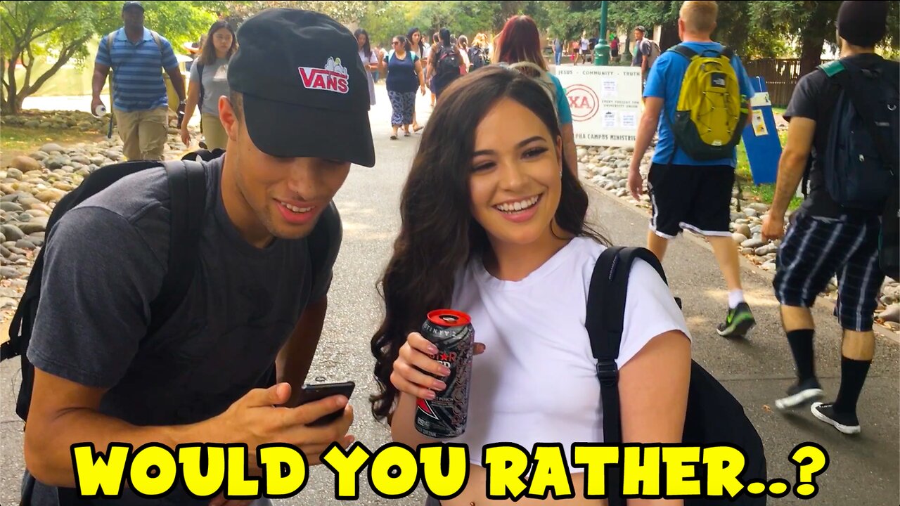 Playing WOULD YOU RATHER With Strangers