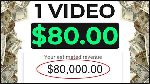 Earn $80.00 Per Video You Watch For Free (NO LIMIT)