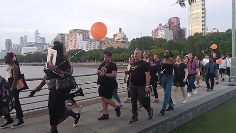 The #OsheaSibley #oshaesible Candlelight Vigil at Pier 47 #LGBT Center #justiceforosheasibley