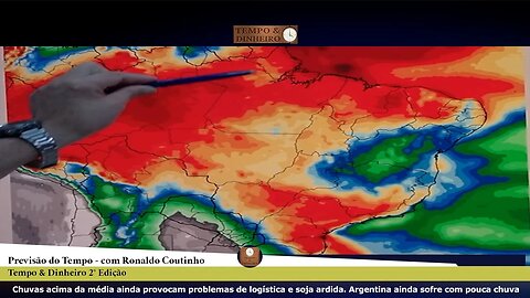 Chuvas acima da média ainda provocam problemas. Argentina ainda sofre com pouca chuva