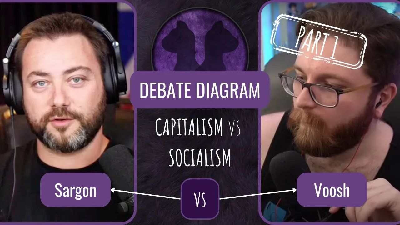 Debate Diagram 7: Sargon of Akkad vs Vaush: Capitalism vs Socialism