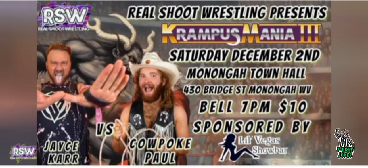 RSW KRAMPUSMANIA 3!!! JAYCE KARR vs. COWPOKE!!!