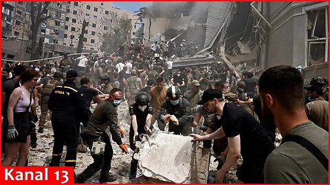Russia hit a communications institute with hundreds of people, 41 dead, more than a hundred injured