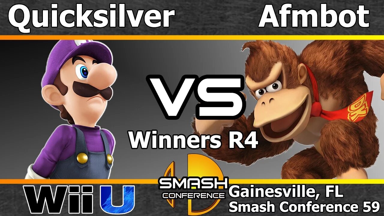 Quiksilver (Luigi) vs. Afmbot (Donkey Kong) - Winners R4 - SC59