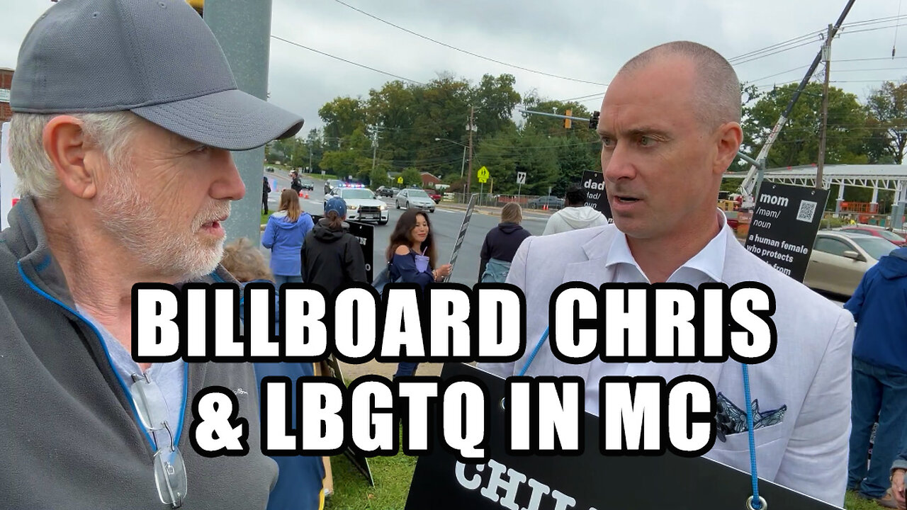 BILLBOARD CHRIS & LBGTQ in Montgomery County, MD 9-23-26