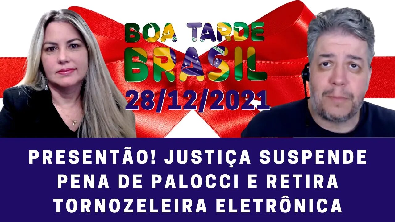 Presentão! Justiça suspende pena de Palocci e retira tornozeleira eletrônica 28/12/2021