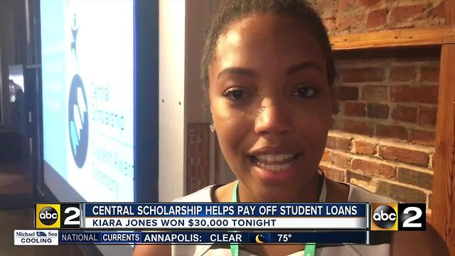 Calvert County woman wins $30,000 to pay off student loans