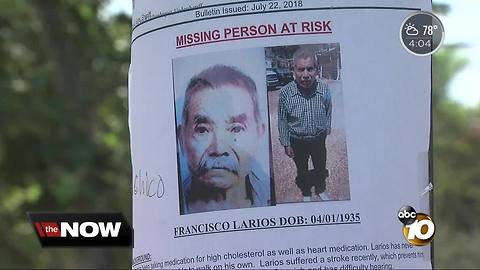 North County man missing in heat wave
