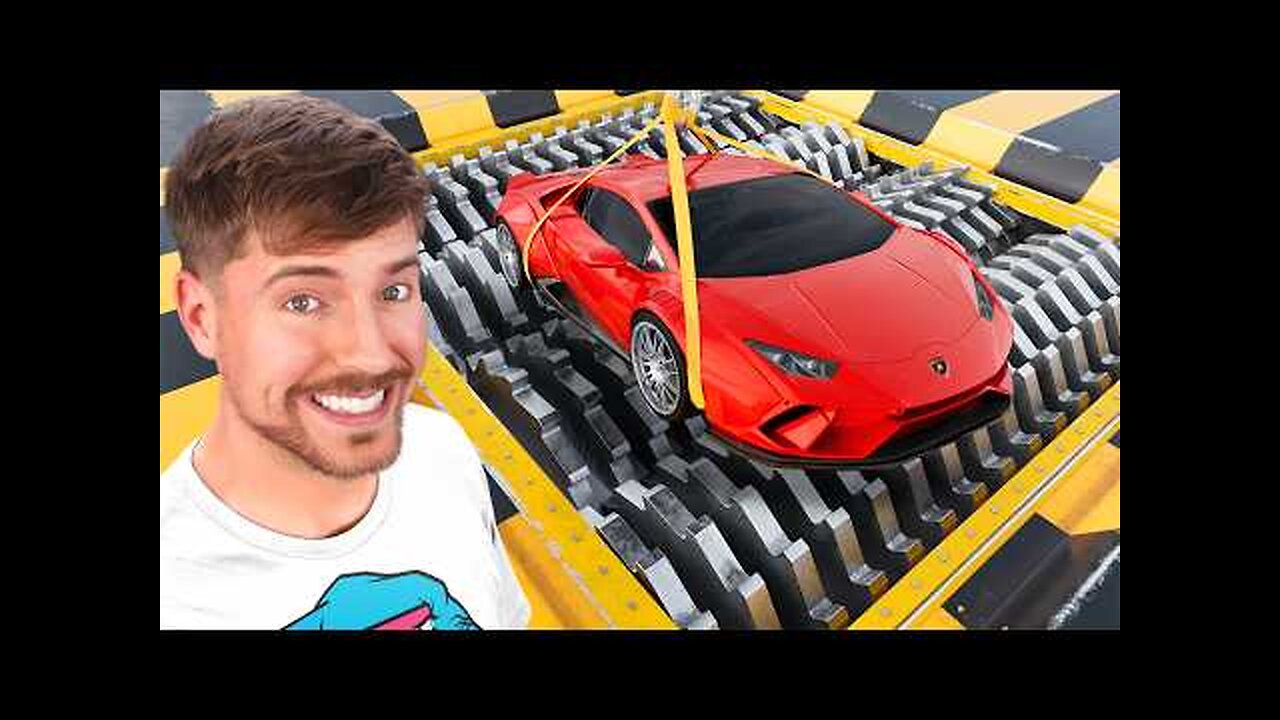 Lamborghini Vs World's Largest Shredder