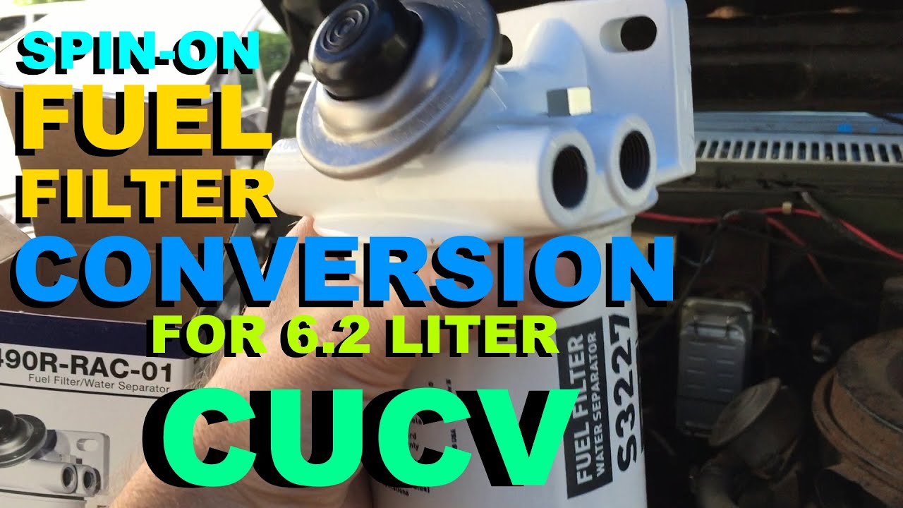 CUCV M1008 Project Part 5 - Spin On Filter Conversion (With Built-In Primer) for 6.2 Liter Diesel