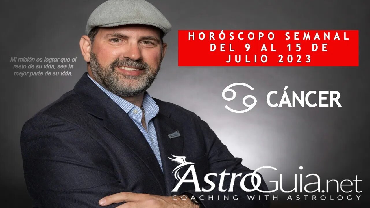 ♋ CÁNCER - HORÓSCOPO SEMANAL DESDE EL 9 AL 15 DE JULIO 2023 - JORGE ROQUE | ASTROGUIA