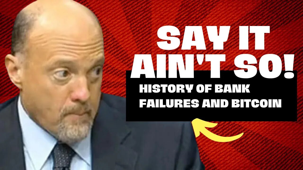 Jim Cramer Repeating History with Banks Again? Bitcoin's raison d'être