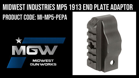 Midwest Industries MP5 1913 End Plate Adaptor - MI-MP5-PEPA